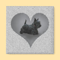 Heart Scottie magnets