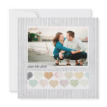 Heart Scraps Save the Date Announcements