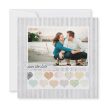 Heart Scraps Save the Date Announcements invitations