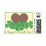 Heart & Shamrocks St. Patrick's Day Stamps
