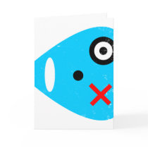 Heart Shape Face Greeting Card