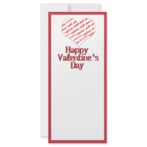 Heart Shape Frame rack cards