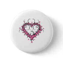 heart shape stars tattoo design buttons by doonidesigns heart shape stars tattoo design buttons