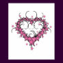 heart shape stars tattoo design posters