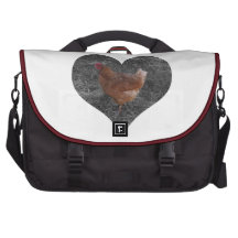 Heart Shaped Chicken Bags For Laptop