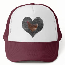 Heart Shaped Chicken Hat