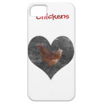 Heart Shaped Chicken iPhone 5 Cases