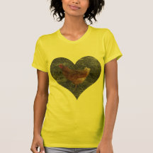 Heart Shaped Chicken Women's T Shirt