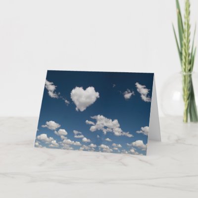 Heart shaped clouds images