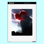 Heart-Shaped Cloudburst RED iPad 1 Skin skins