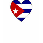Heart-shaped Cuba Flag Valentine