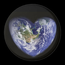 Heart-Shaped Earth Magnet magnets