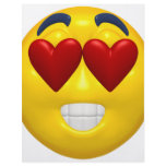 heart shaped eyes smiley flyers