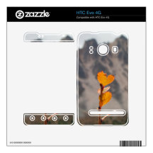 Heart-Shaped Leaf HTC Evo 4G Skins