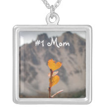 Heart-Shaped Leaf; Mother's Day Necklace