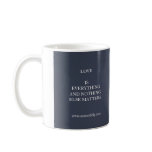 Heart shaped moon coffee mug