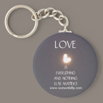 Heart shaped moon key chain keychains