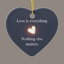 Heart-shaped moon ornament ornaments