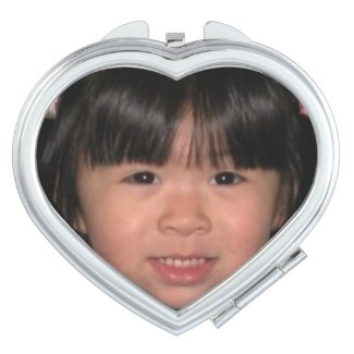 Heart Shaped Photo Compact Mirrirs Compact Mirror