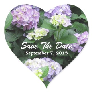 Heart Shaped: Save The Date Stickers sticker