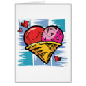 Heart Shaped V Day Ice Cream cards by doonidesigns Heart Shaped V Day Ice Cream cards