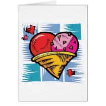 Heart Shaped V Day Ice Cream cards by doonidesigns Heart Shaped V Day Ice Cream cards