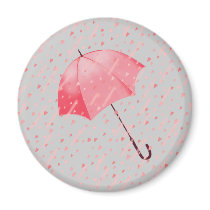 HEART SHOWERS by SHARON SHARPE Fridge Magnets