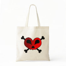 Heart Skull & Crossbones bags