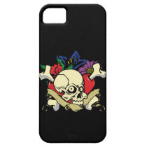 Heart Skull Flower Tattoo iPhone 5 Case casemate cases