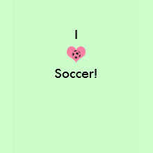 I Heart Soccer! Tshirt