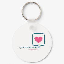 "Heart Speech" Keychain
