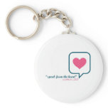 "Heart Speech" Keychain