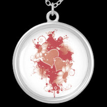 heart splash necklaces