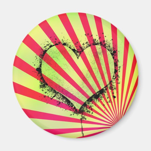 Heart Splatter Magnet