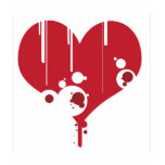 Heart-Spot-(Black) t-shirts