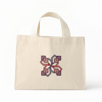 Heart Square Cross Stitch bags by ingasi Heart Square Cross Stitch bags