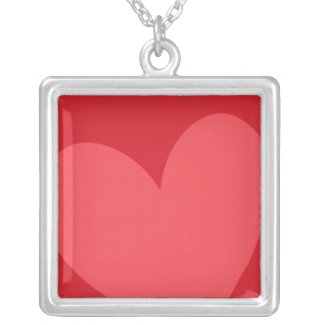 Heart Square Necklace necklace