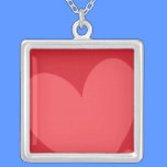 Heart Square Necklace necklaces