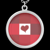 heart squares necklaces