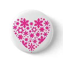 heart stars button