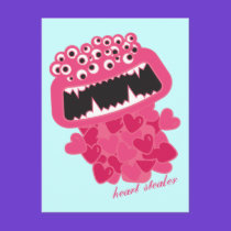 Heart Stealer postcards
