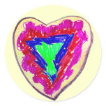 Heart stickers