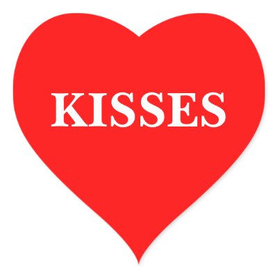 Heart Sticker (Kisses) by