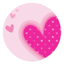 HEART STICKER SEAL :: funky hearts 1