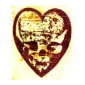 Heart Street Skull T-Shirt by Mimart Heart Street Skull T-Shirt