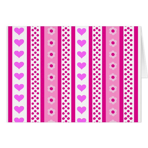 heart stripe card