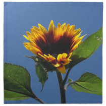 Heart Sunflower Dinner Napkins