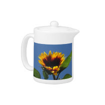 Heart Sunflower Teapot