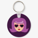 Heart Sunglasses keychains