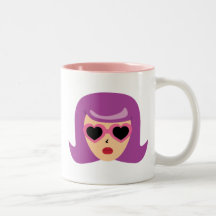 Heart Sunglasses Mugs